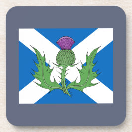 Scottish Thistle und Salreifen Untersetzer