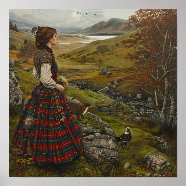 Scottish Woman Poster (Vorne)