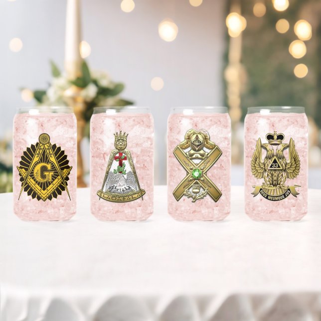 Scottishrite Masons Glass Set Dosenglas (Insitu (Hochzeit))
