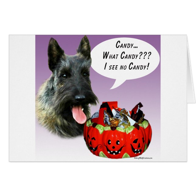 ScottishTerrier Halloween Candy (Vorderseite (Horizontal))
