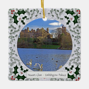 ScottishvStuart Clans Linlithgow Palace Xmas Keramikornament