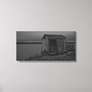 Scott's Bay Shack Wrapped Canvas Leinwanddruck