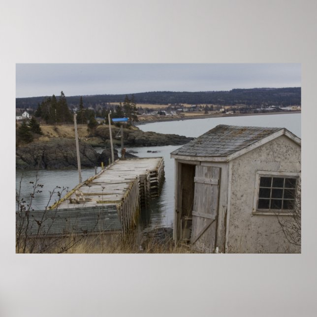 Scott's Bay Wharf-Kunstdrucke Poster (Vorne)