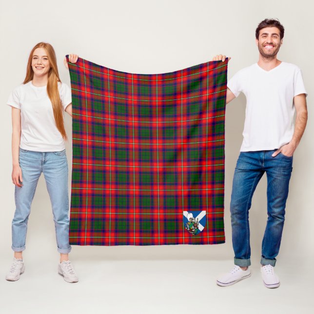 Scotts Belshes Tartan Kariert Fleecedecke (Beispiel)