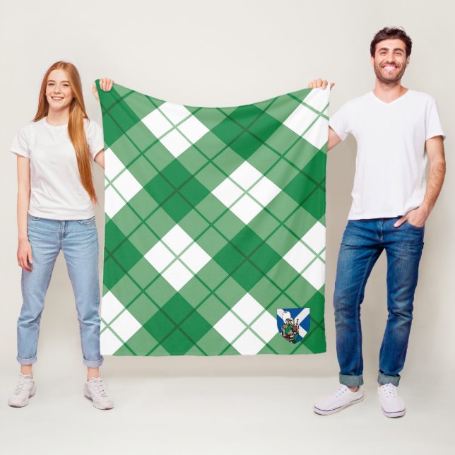 Scotts Bias kariert Tartan Kariert Fleecedecke (Beispiel)