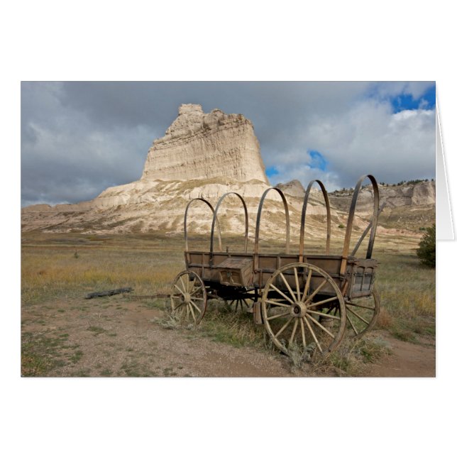 Scott's Bluff in diesem Tag Nebraska (Vorderseite (Horizontal))