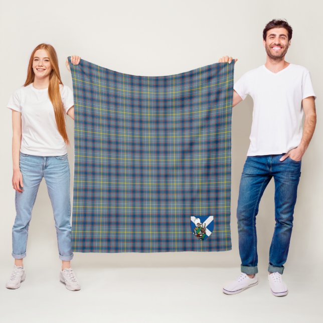 Scotts Boswell Tartan Kariert Fleecedecke (Beispiel)
