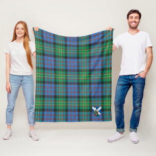 Scotts Bowie Ancient Tartan Kariert Fleecedecke