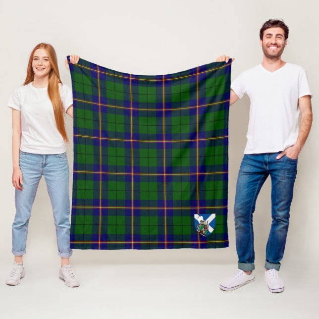 Scotts Carmichael Modern Tartan Kariert Fleecedecke (Beispiel)