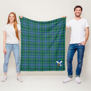 Scotts Douglas Ancient Tartan Kariert Fleecedecke