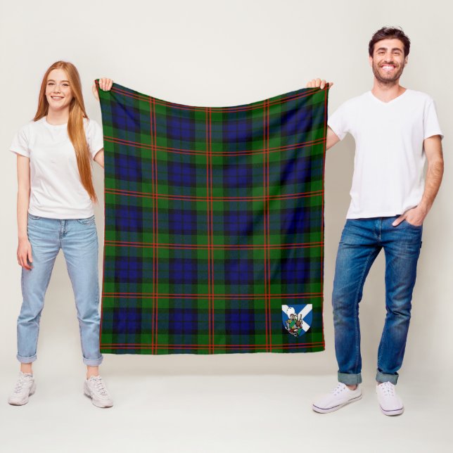 Scotts Dundas Tartan Kariert Fleecedecke (Beispiel)