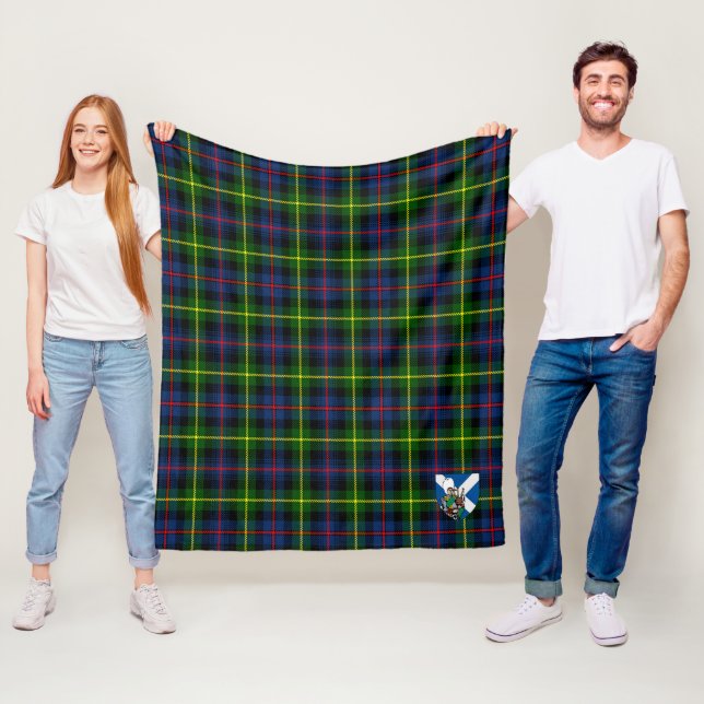 Scotts Farquharson Modern Tartan Kariert Fleecedecke (Beispiel)