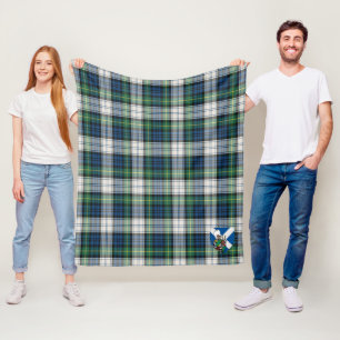 Scotts Gordon Anzug alter schottischer Karo Stoff Fleecedecke
