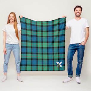 Scotts Gunn Ancient Tartan Kariert Fleecedecke