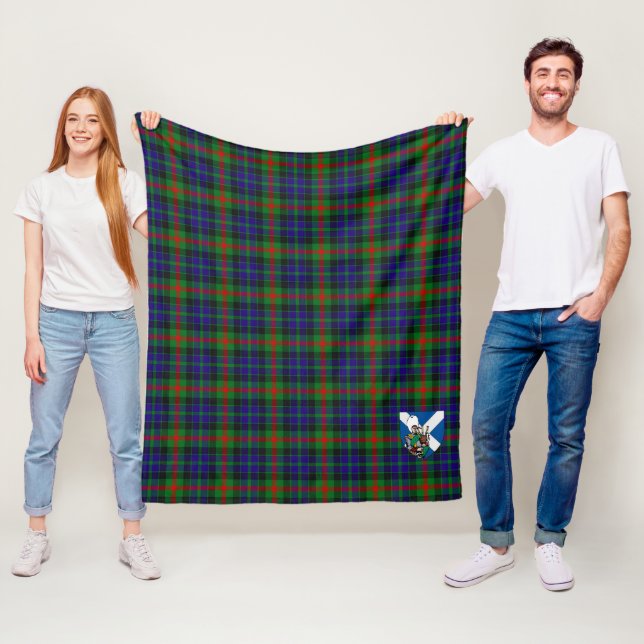 Scotts Gunn Tartan Kariert Fleecedecke (Beispiel)