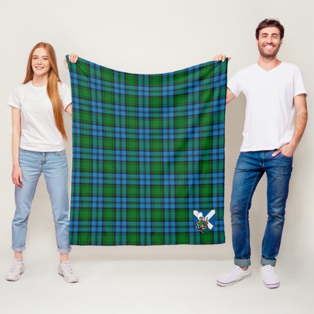 Scotts Kerr Hunting Tartan Kariert Fleecedecke (Beispiel)