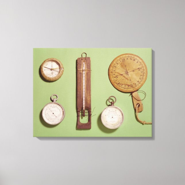 Scott's Kompass, Thermometer, Leinwanddruck (Vorderseite)