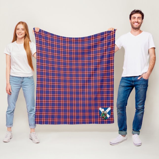 Scotts Laing of Archiestown Tartan Kariert Fleecedecke (Beispiel)
