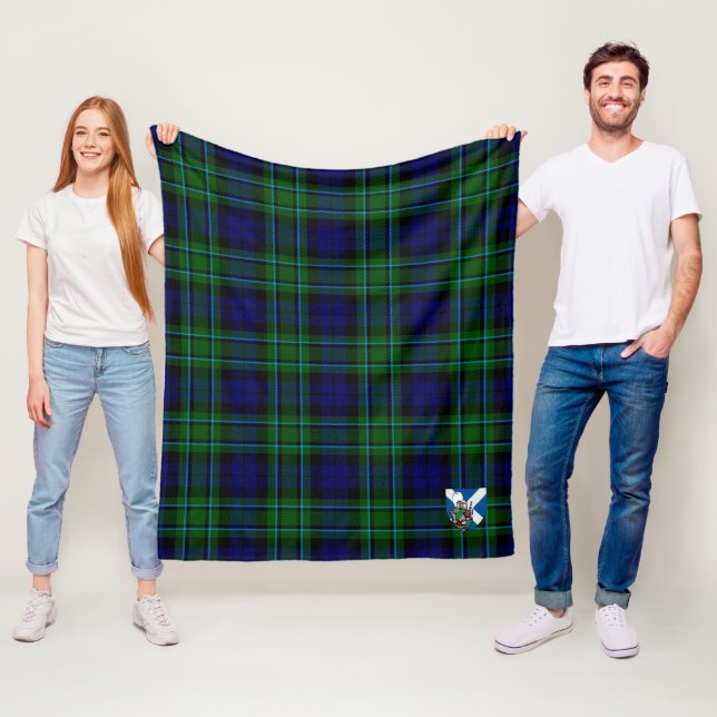Scotts MacCallum Modern Tartan Kariert Fleecedecke (Beispiel)