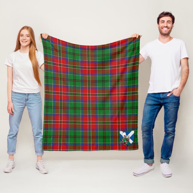 Scotts MacCulloch Tartan Kariert Fleecedecke (Beispiel)