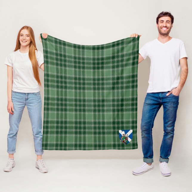 Scotts MacDonald Lord of the Isles Junting Tartan Fleecedecke (Beispiel)
