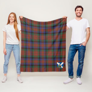 Scotts MacDuff Jagd Modern Tartan Kariert Fleecedecke