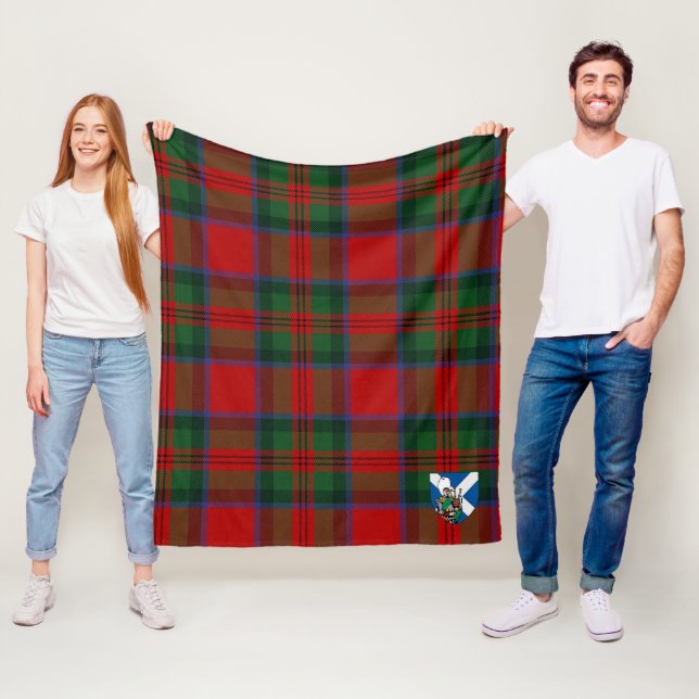 Scotts MacDuff Tartan Kariert Fleecedecke (Beispiel)
