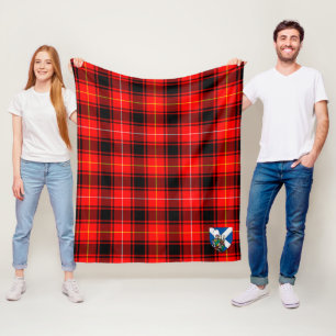 Scotts MacIntyre Modern Tartan Kariert Fleecedecke