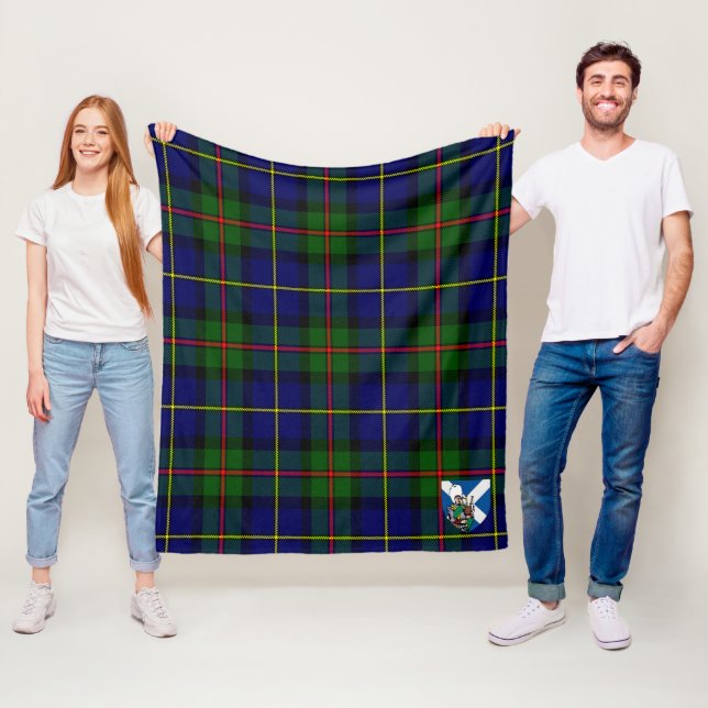 Scotts MacLeod von Harris Modern Tartan Kariert Fleecedecke (Beispiel)