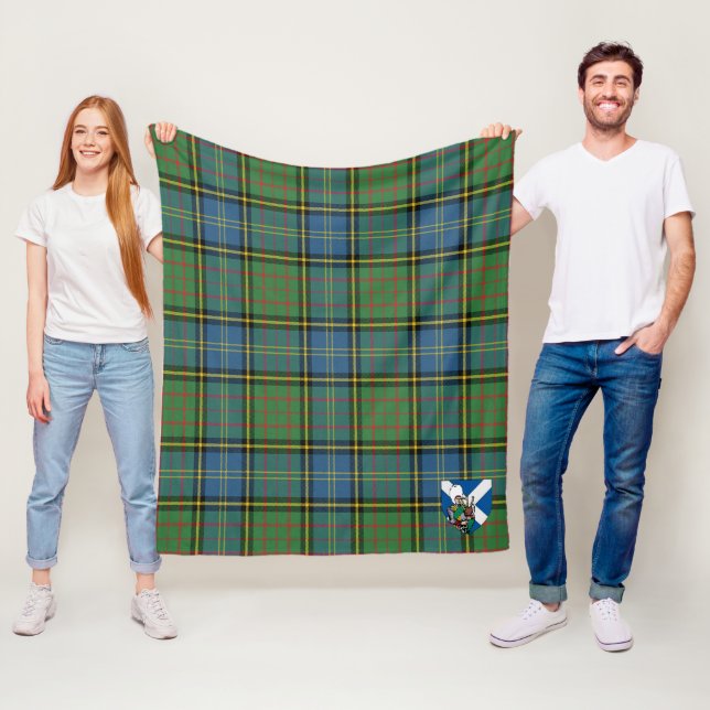 Scotts MacMillan Hunting Ancient Tartan Kariert Fleecedecke (Beispiel)