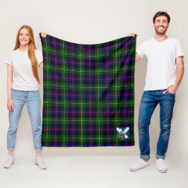 Scotts Malcolm Moderm Tartan Kariert Fleecedecke