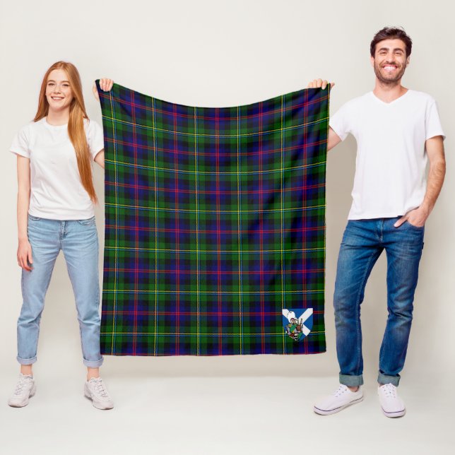 Scotts Malcolm Moderm Tartan Kariert Fleecedecke (Beispiel)