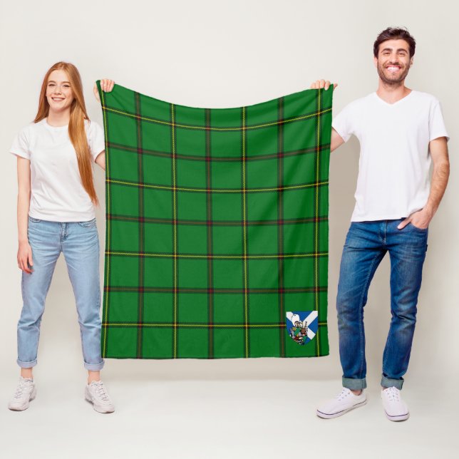 Scotts Mar Tribe Tartan Kariert Fleecedecke (Beispiel)