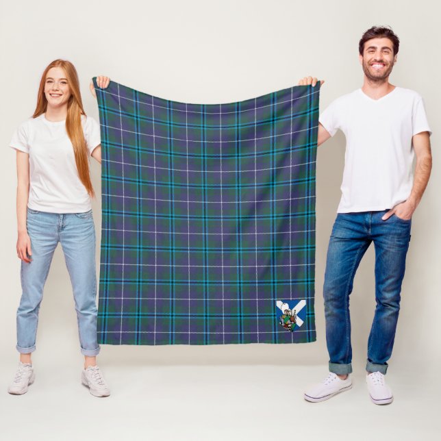 Scotts Sandilands Modern Tartan Kariert Fleecedecke (Beispiel)