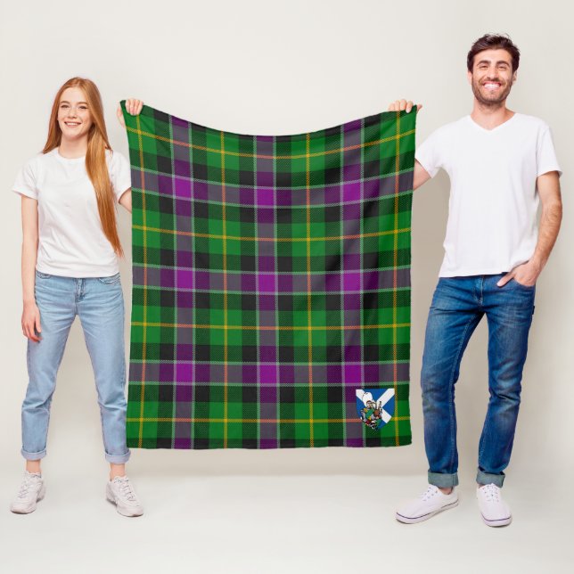 Scotts Selkirk Tartan Kariert Fleecedecke (Beispiel)