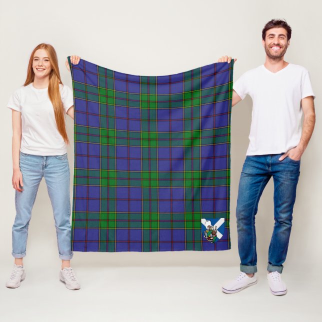 Scotts Strachan Tartan Kariert Fleecedecke (Beispiel)