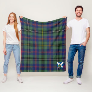 Scotts Wood Tartan Kariert Fleecedecke