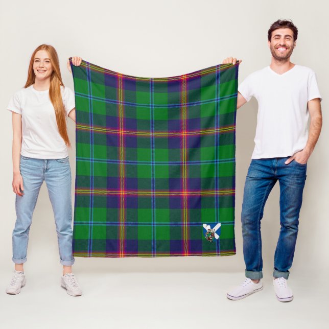 Scotts Young Modern Tartan Kariert Fleecedecke (Beispiel)