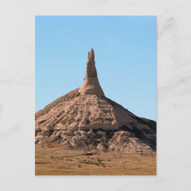 Scottsbluff Nebraska Chimney Rock Spire Postkarte (Vorderseite)