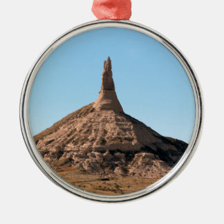 Scottsbluff Nebraska Kamin-Felsen-Helm Ornament Aus Metall