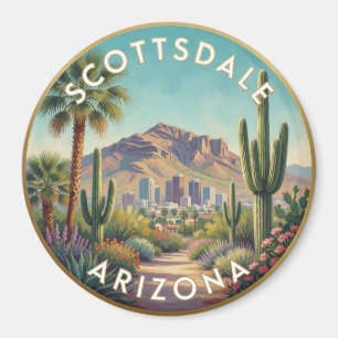 Scottsdale Arizona Desert Mountain Reise Magnet