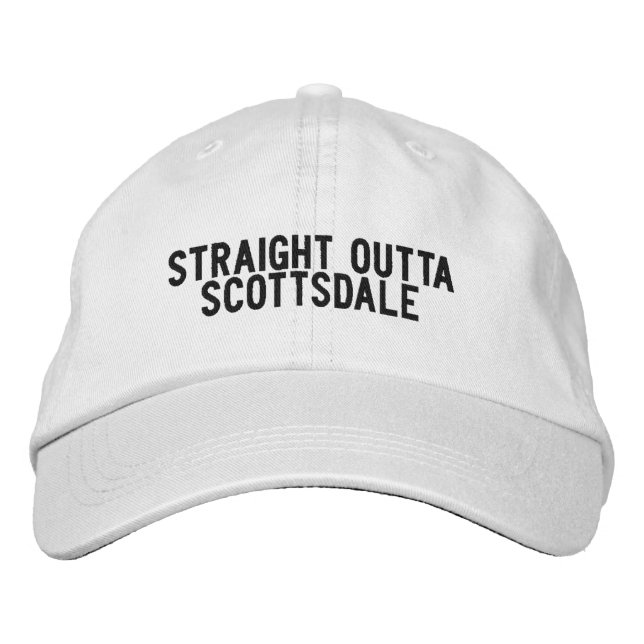 Scottsdale Arizona Hat Bestickte Baseballkappe (Vorderseite)