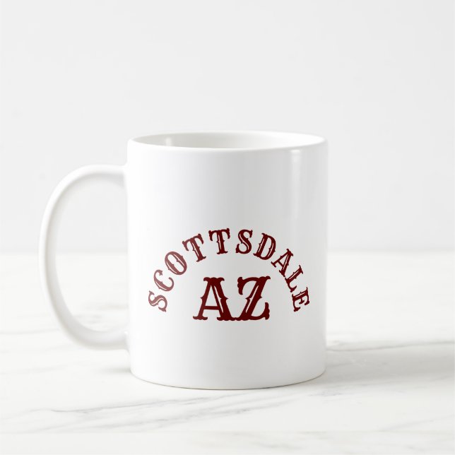 Scottsdale, Arizona Kaffeetasse (Links)