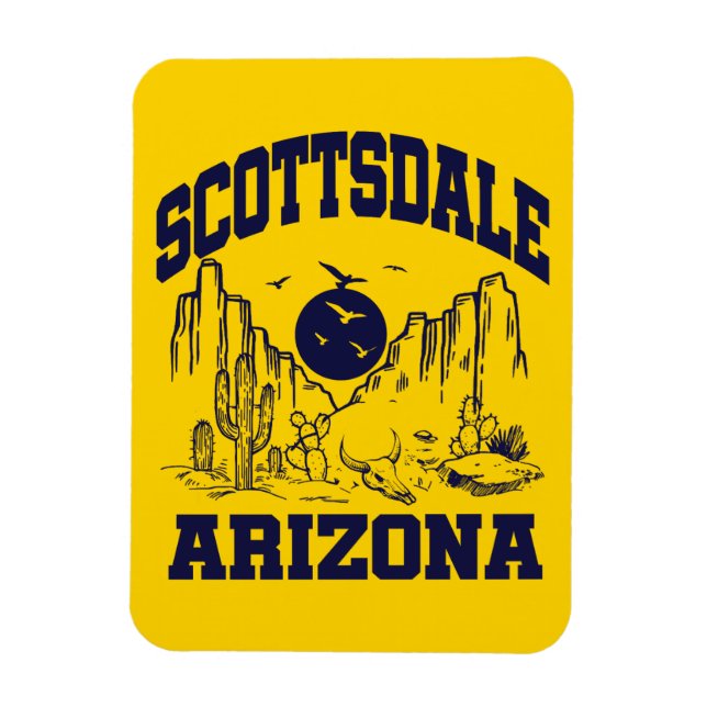 Scottsdale, Arizona Magnet (Vertikal)