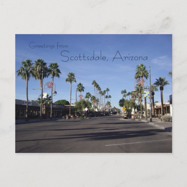 Scottsdale, Arizona-Postkarte Postkarte (Vorderseite)