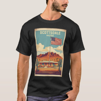 Scottsdale Arizona Usa Vintage Tourismus T-Shirt