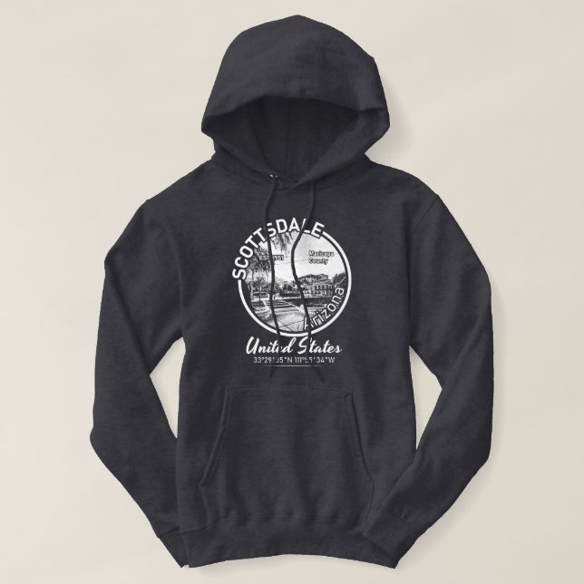 SCOTTSDALE - ARIZONA VINTAG HOODIE (Design vorne)