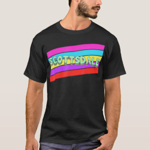 Scottsdale Arizona Vintages Retro-Rückwurfgeschenk T-Shirt