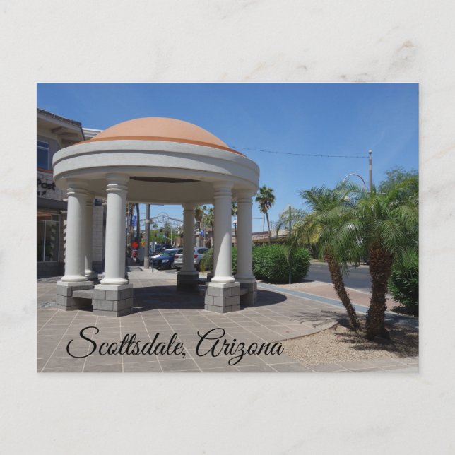 Scottsdale, Arzona Art District Postkarte (Vorderseite)