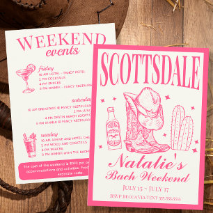 Scottsdale Bachelorette Social Cocktail Tour Einladung